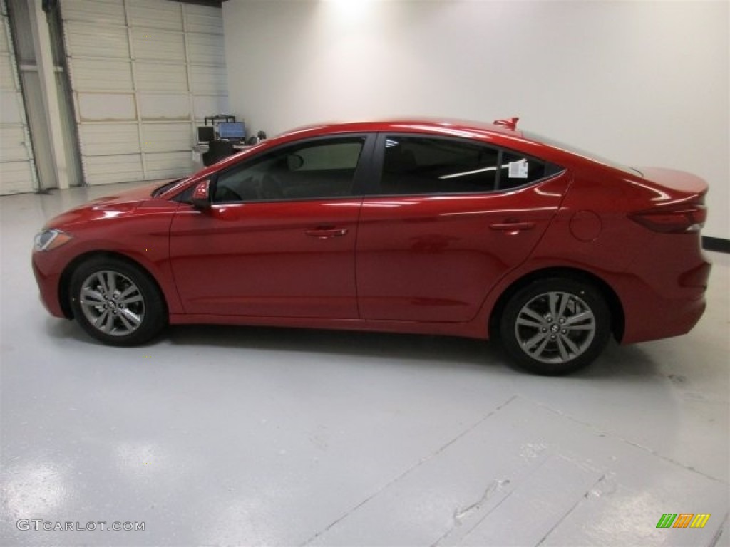 2017 Elantra SE - Red / Gray photo #6