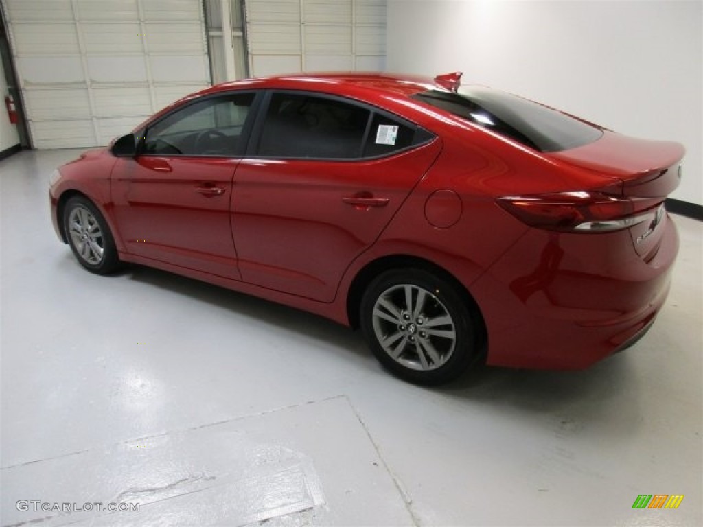 2017 Elantra SE - Red / Gray photo #7