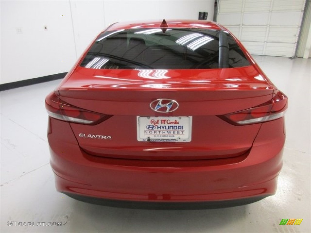 2017 Elantra SE - Red / Gray photo #9