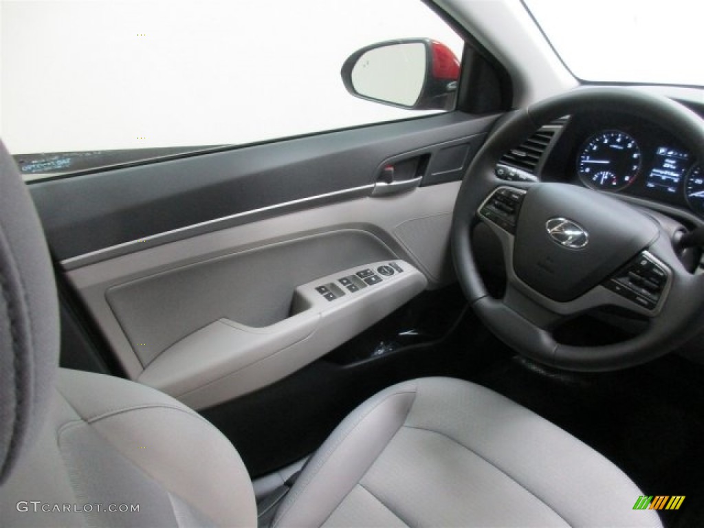 2017 Elantra SE - Red / Gray photo #13