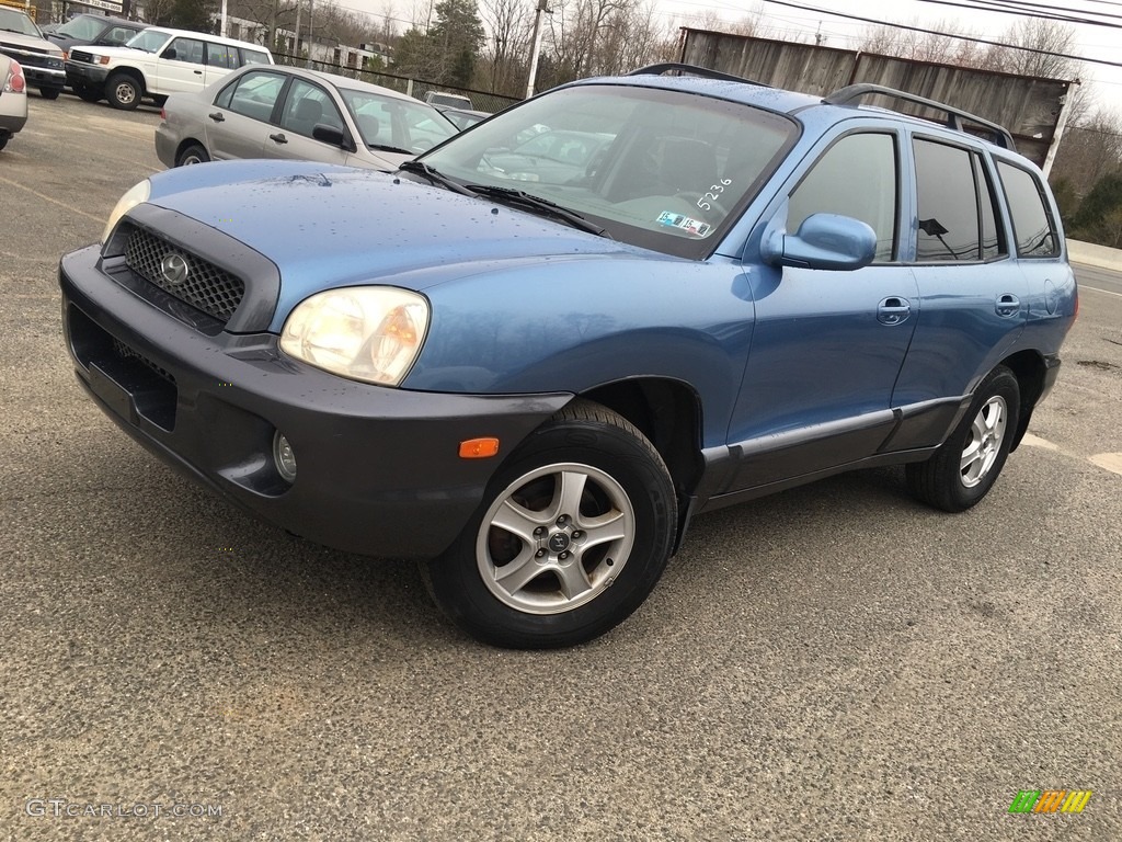 Crystal Blue Hyundai Santa Fe