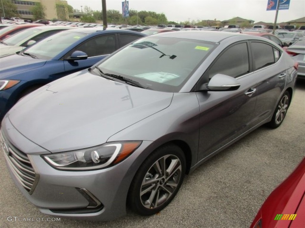 2017 Elantra Limited - Gray / Gray photo #2