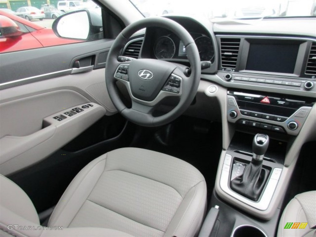 2017 Elantra Limited - Gray / Gray photo #8