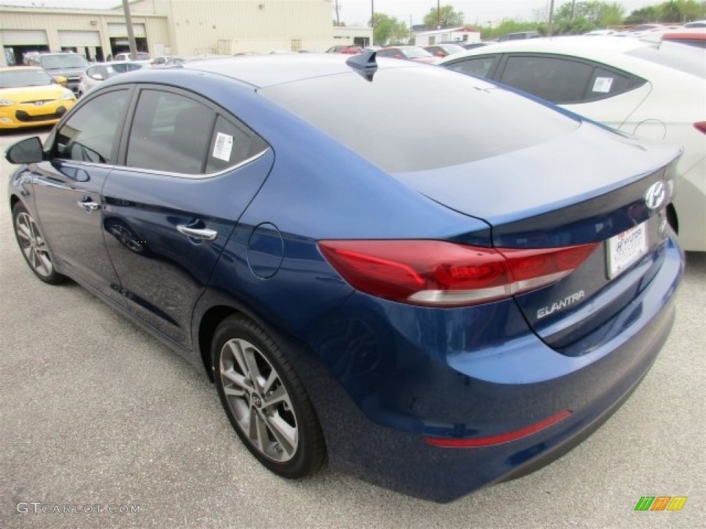 2017 Elantra Limited - Lakeside Blue / Gray photo #4