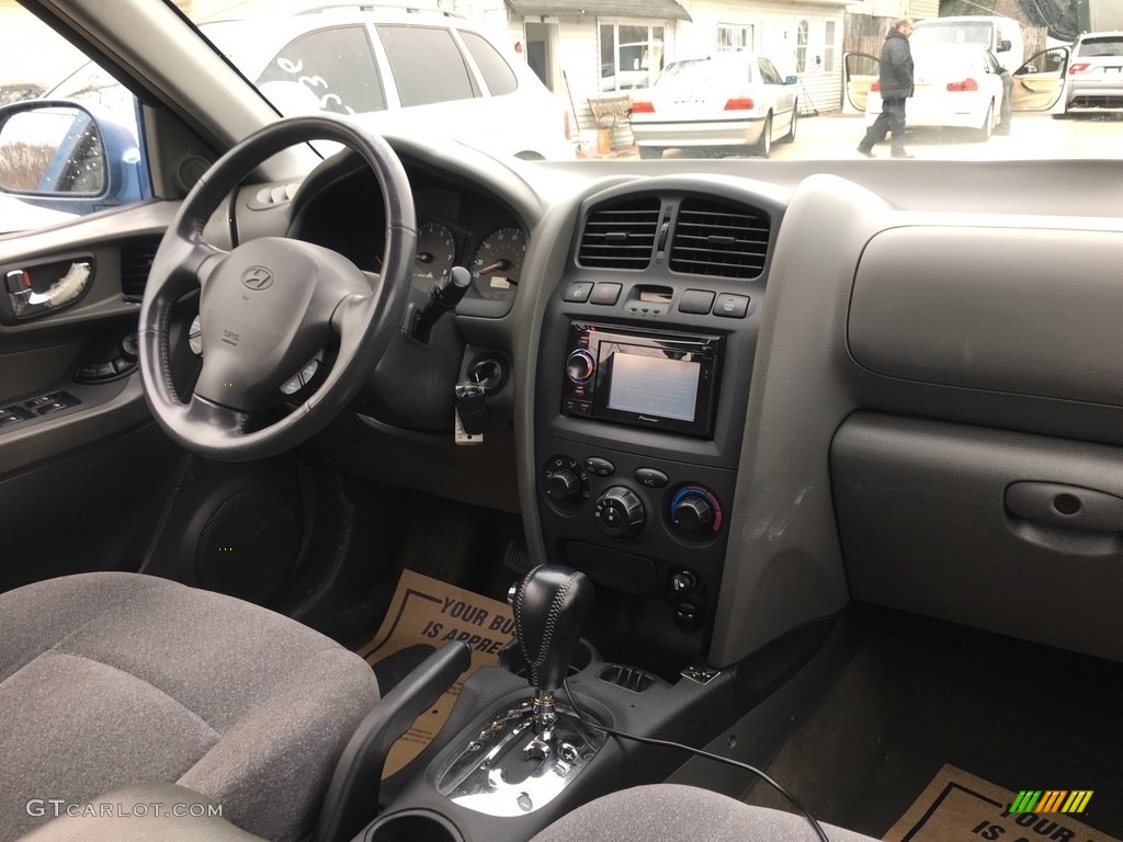 2003 Santa Fe GLS 4WD - Crystal Blue / Gray photo #13