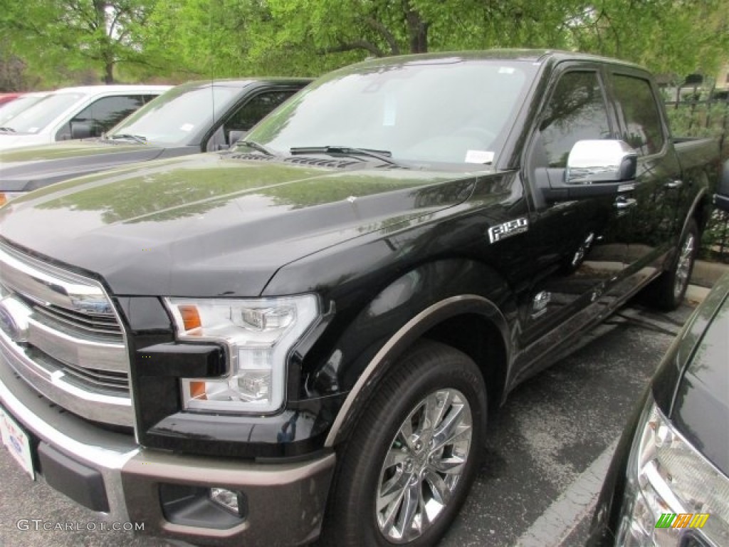 2016 F150 King Ranch SuperCrew - Shadow Black / King Ranch Java photo #2