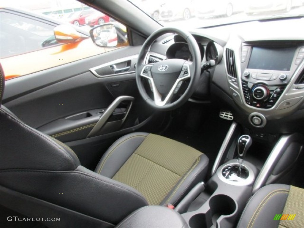 2016 Veloster  - 26.2 Yellow / Black/Yellow photo #7