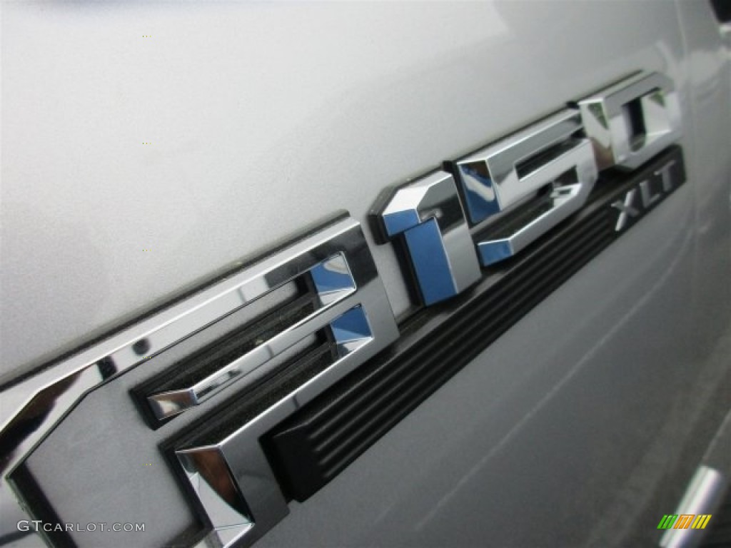 2016 F150 XLT SuperCrew 4x4 - Ingot Silver / Medium Earth Gray photo #3