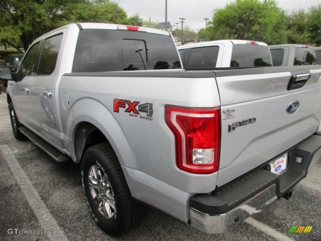 2016 F150 XLT SuperCrew 4x4 - Ingot Silver / Medium Earth Gray photo #5