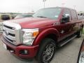 Ruby Red Metallic - F250 Super Duty Platinum Crew Cab 4x4 Photo No. 2