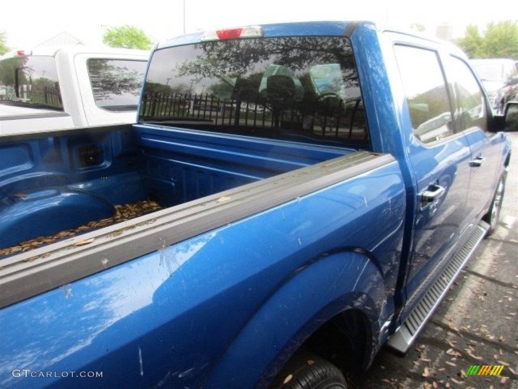 2016 F150 XLT SuperCrew - Blue Flame / Medium Earth Gray photo #7