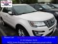 2016 White Platinum Metallic Tri-Coat Ford Explorer Limited  photo #1