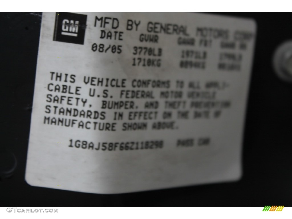 2006 ION 2 Sedan - Storm Gray / Gray photo #17