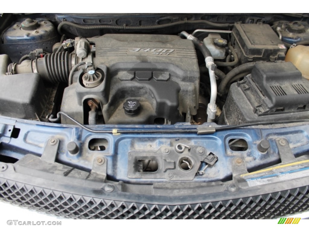 2008 Equinox LS - Navy Blue Metallic / Dark Gray photo #7