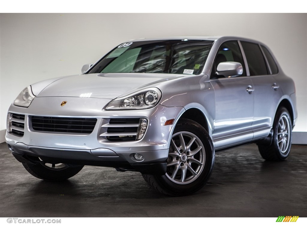 Crystal Silver Metallic 2009 Porsche Cayenne S Exterior Photo #111673172