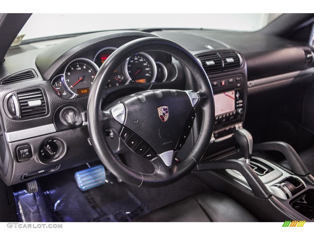 2009 Porsche Cayenne S Black Dashboard Photo #111673328