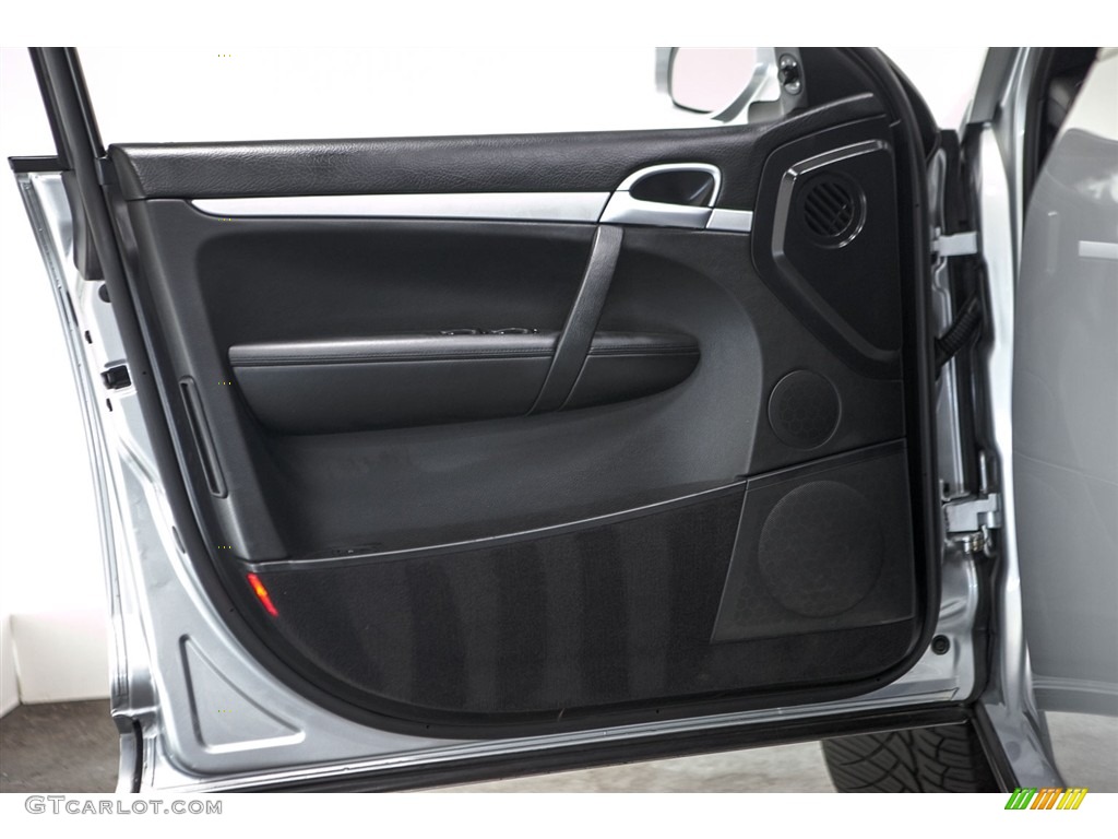 2009 Porsche Cayenne S Black Door Panel Photo #111673442