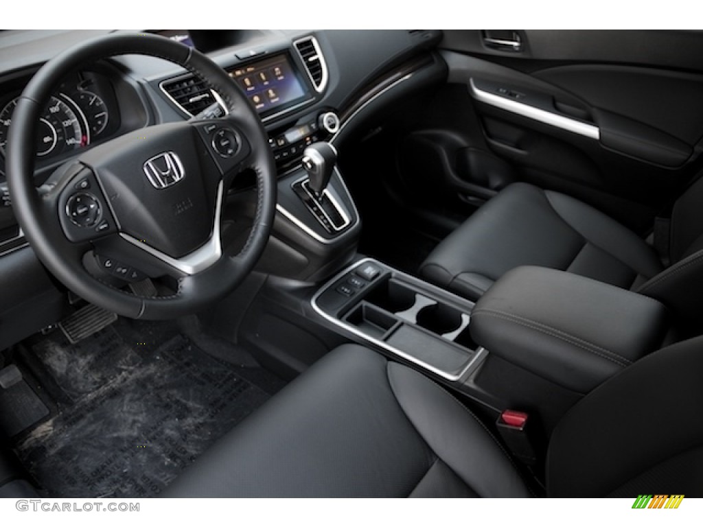 Black Interior 2016 Honda CR-V EX-L Photo #111673743