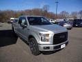 2016 Ingot Silver Ford F150 XLT SuperCab 4x4  photo #1