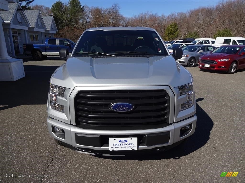 2016 F150 XLT SuperCab 4x4 - Ingot Silver / Black photo #2