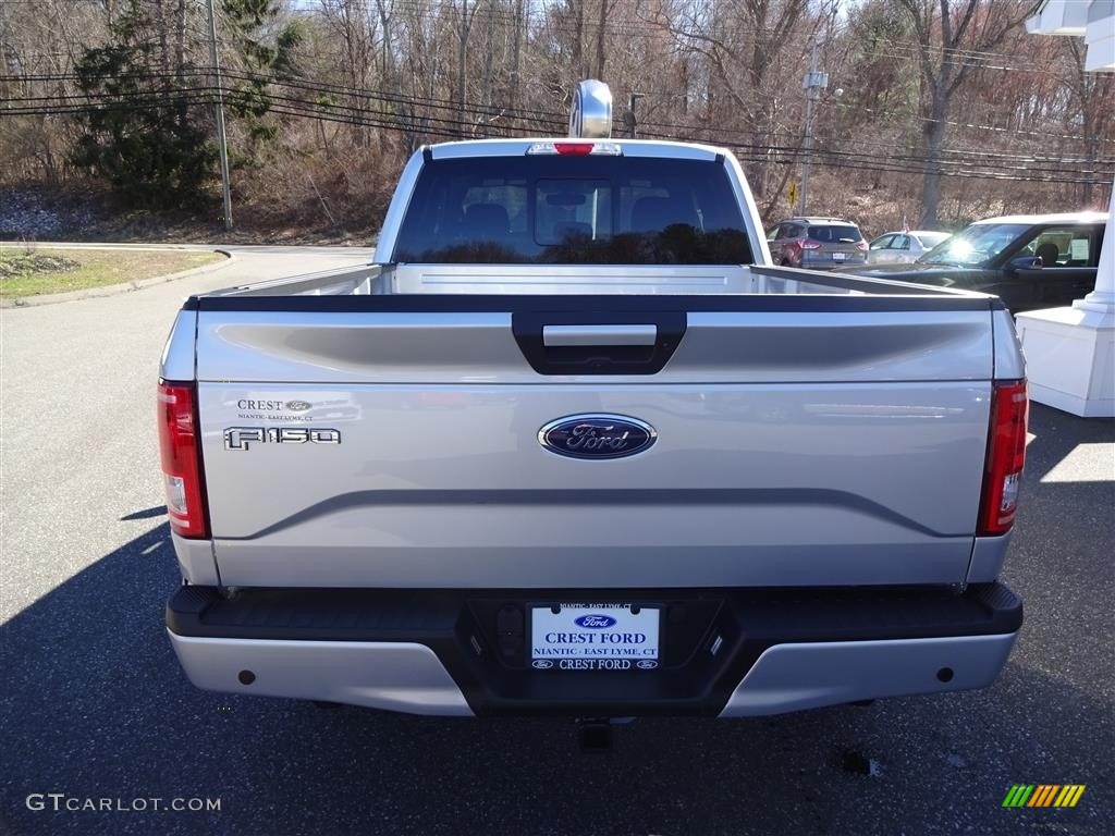 2016 F150 XLT SuperCab 4x4 - Ingot Silver / Black photo #6