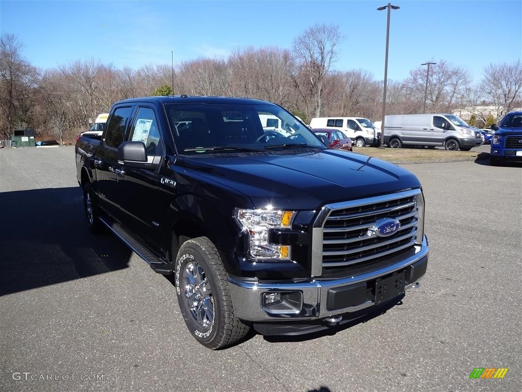 2016 F150 XLT SuperCrew 4x4 - Shadow Black / Medium Earth Gray photo #1