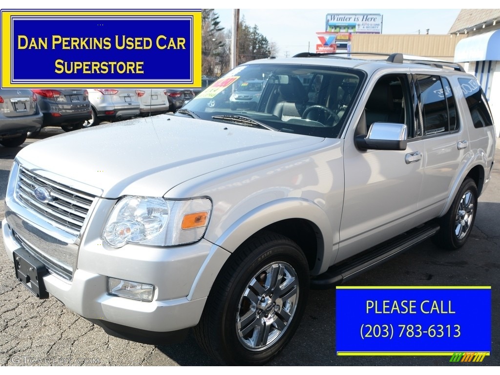 2010 Explorer Limited 4x4 - Brilliant Silver Metallic / Black photo #1