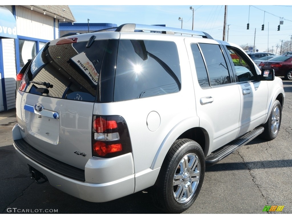 2010 Explorer Limited 4x4 - Brilliant Silver Metallic / Black photo #6