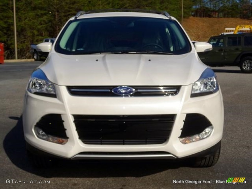 2016 Escape Titanium - White Platinum Metallic / Charcoal Black photo #8