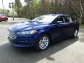 2016 Deep Impact Blue Metallic Ford Fusion SE  photo #8