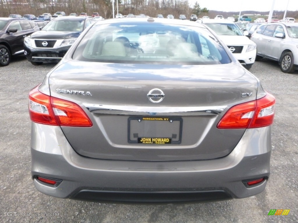 2016 Sentra SV - Titanium / Marble Gray photo #8