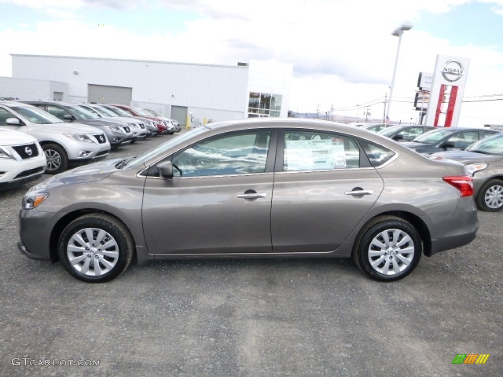 2016 Sentra SV - Titanium / Marble Gray photo #10