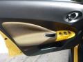 2016 Nissan Juke Stinger Edition Black/Yellow Interior Door Panel Photo