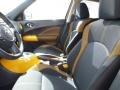 2016 Nissan Juke Stinger Edition Black/Yellow Interior Front Seat Photo