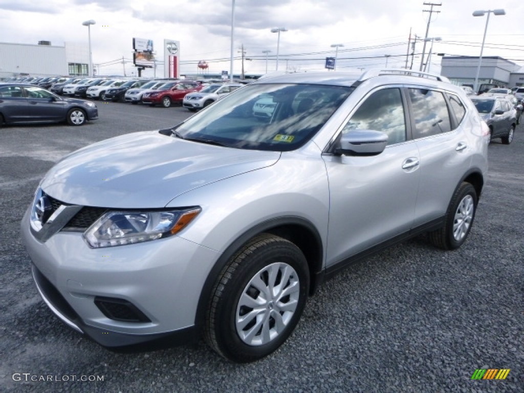 Brilliant Silver 2016 Nissan Rogue S AWD Exterior Photo #111680954