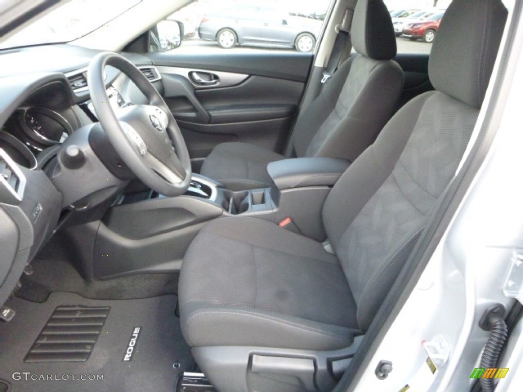Charcoal Interior 2016 Nissan Rogue S AWD Photo #111680972