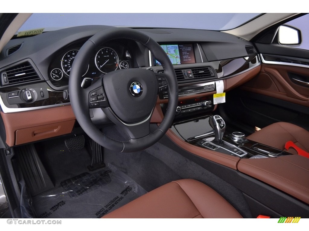 2016 5 Series 528i Sedan - Jotoba Brown Metallic / Cinnamon Brown photo #7