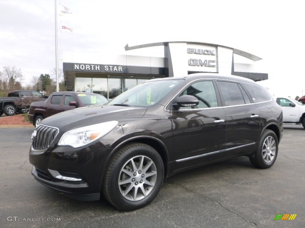 2013 Enclave Leather AWD - Cyber Gray Metallic / Cocoa Leather photo #1