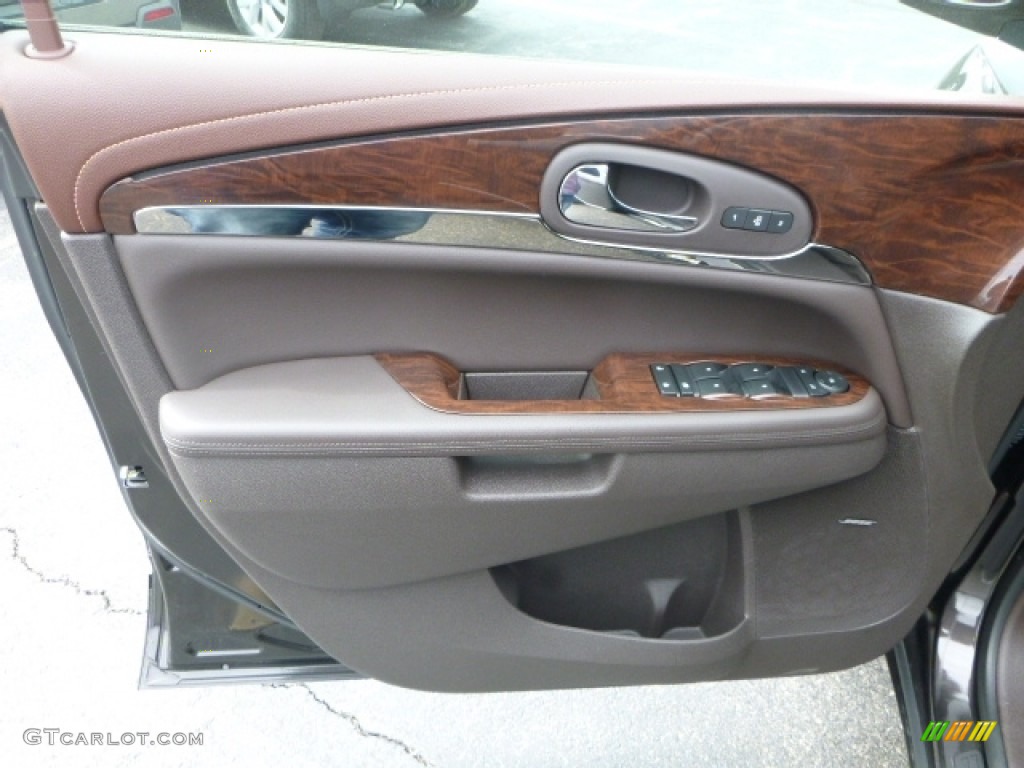 2013 Enclave Leather AWD - Cyber Gray Metallic / Cocoa Leather photo #19