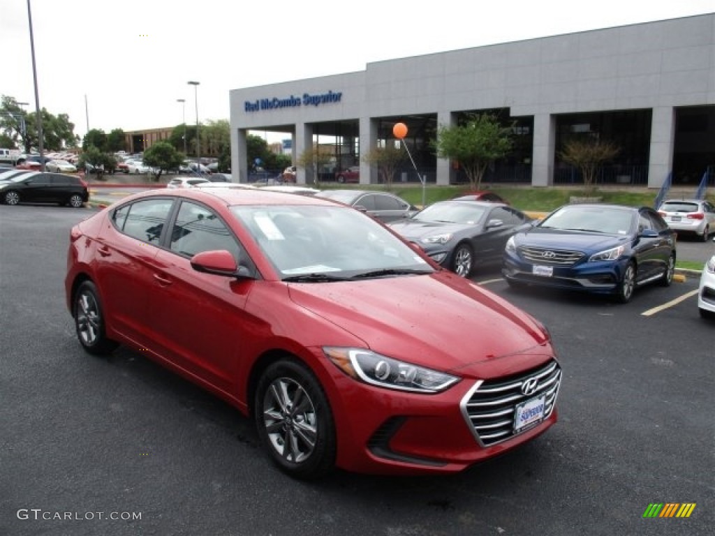 2017 Elantra SE - Red / Gray photo #1