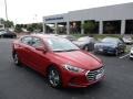 2017 Red Hyundai Elantra SE  photo #1