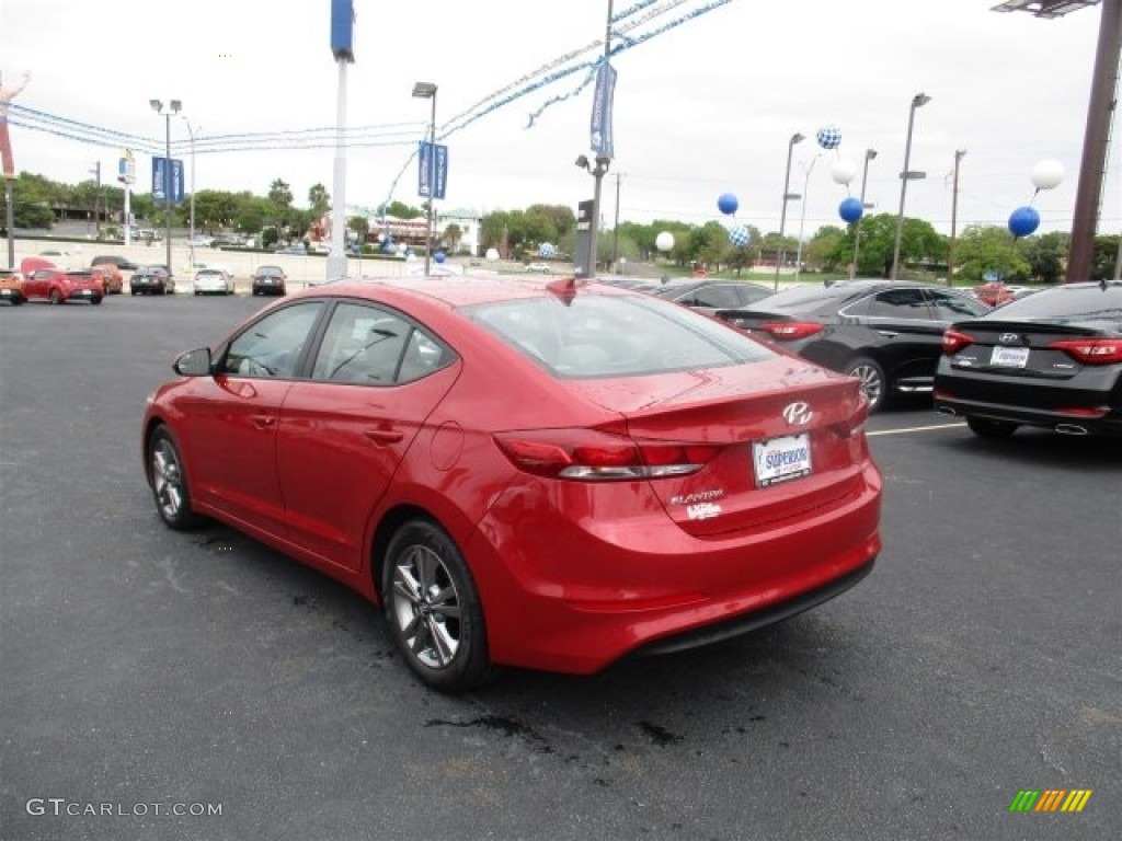 2017 Elantra SE - Red / Gray photo #5