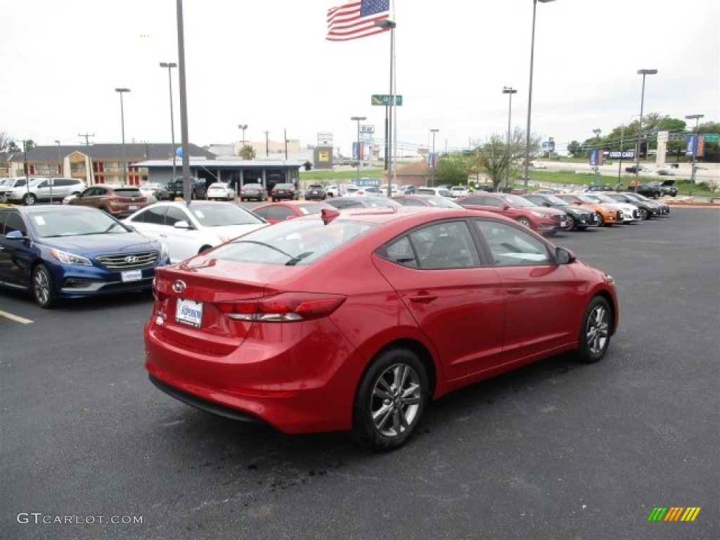 2017 Elantra SE - Red / Gray photo #6