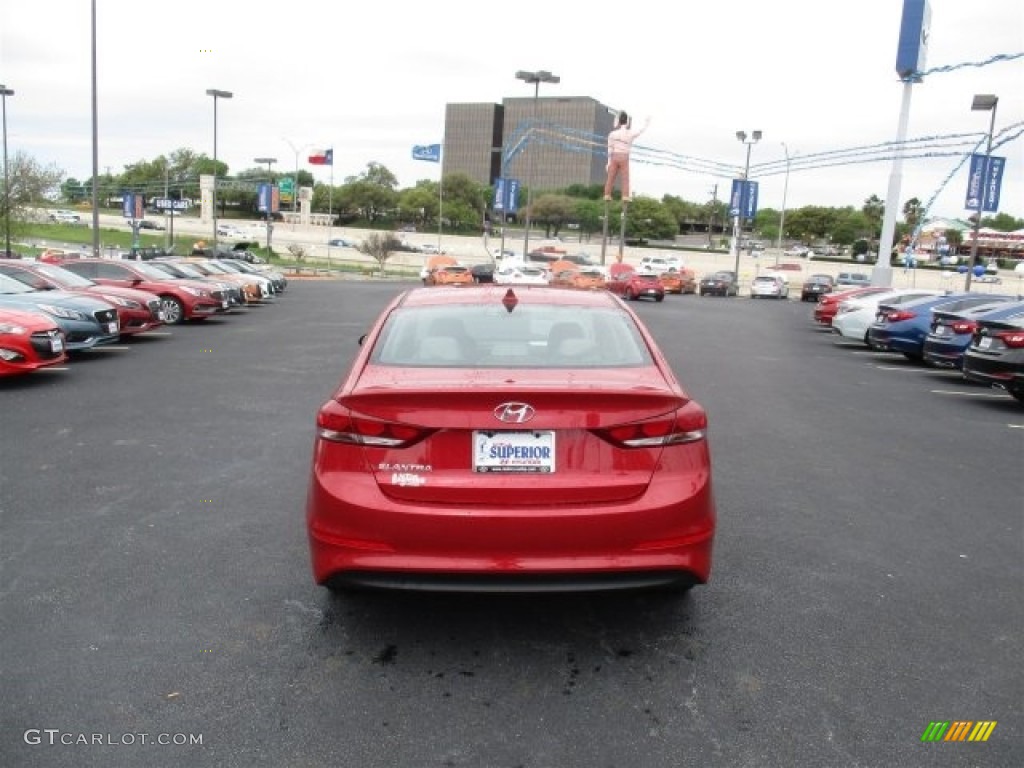 2017 Elantra SE - Red / Gray photo #7