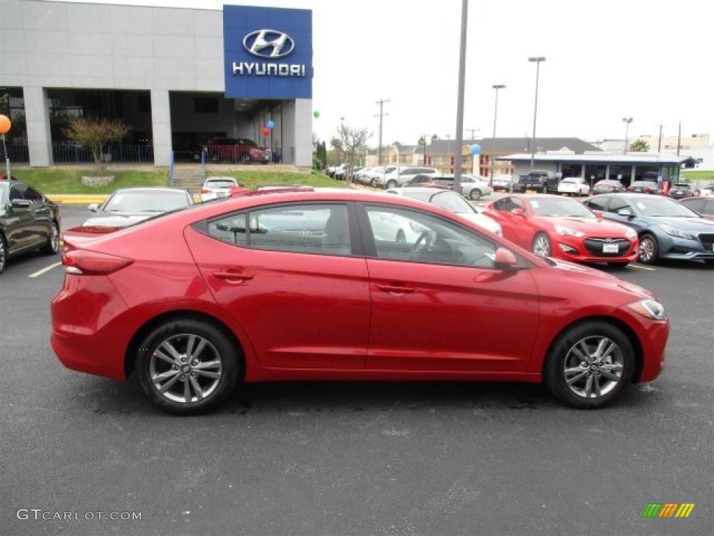 2017 Elantra SE - Red / Gray photo #8