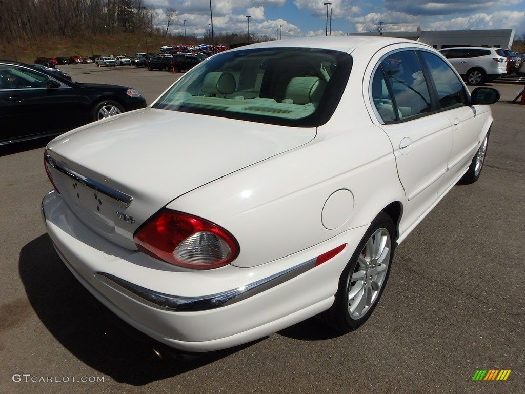 2005 X-Type 3.0 - White Onyx / Ivory photo #4
