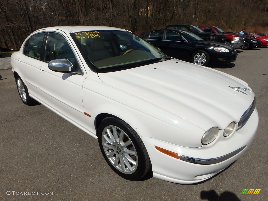 2005 X-Type 3.0 - White Onyx / Ivory photo #5