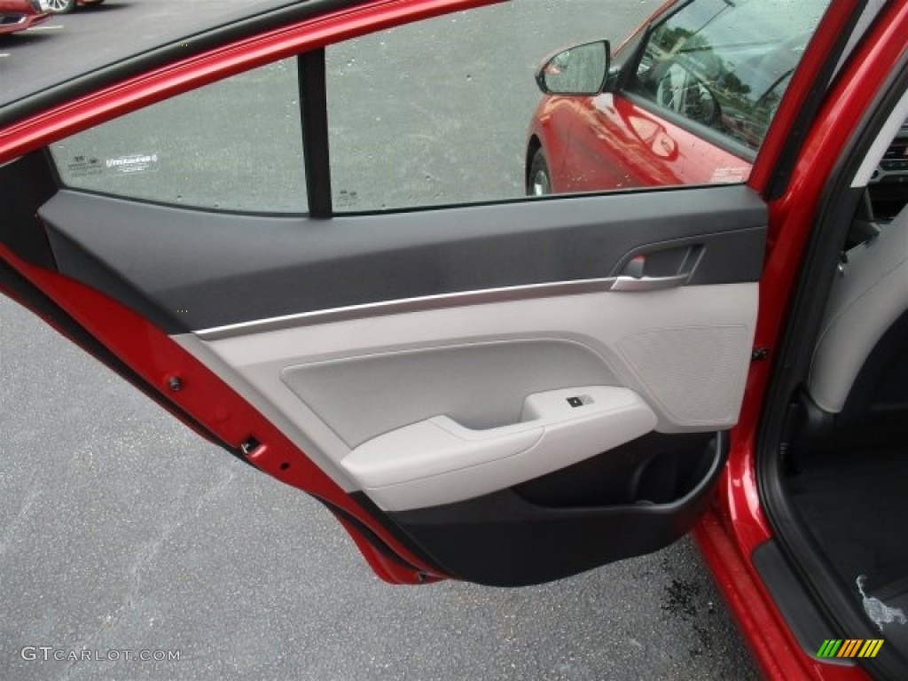 2017 Elantra SE - Red / Gray photo #16