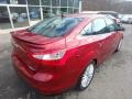 2014 Ruby Red Ford Focus Titanium Sedan  photo #5