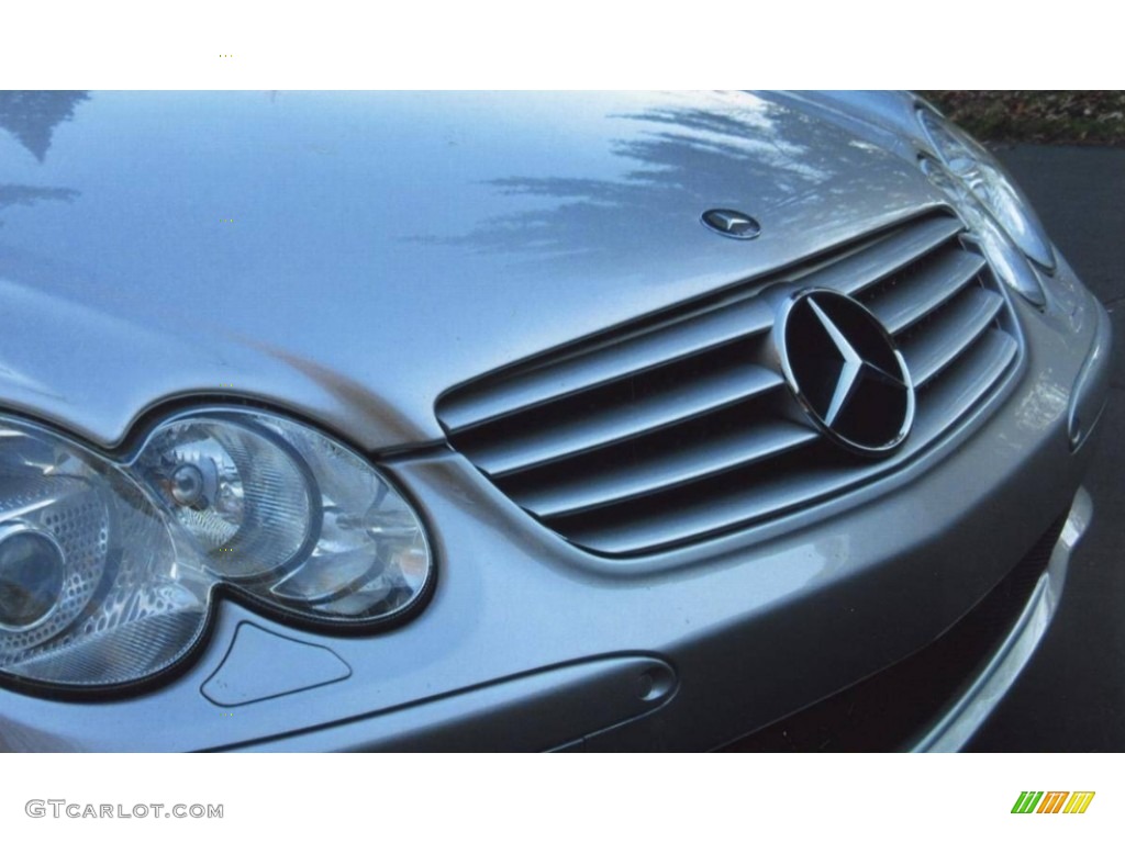 2004 SL 55 AMG Roadster - Brilliant Silver Metallic / Ash photo #20